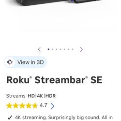 Roku Stream Bar SE