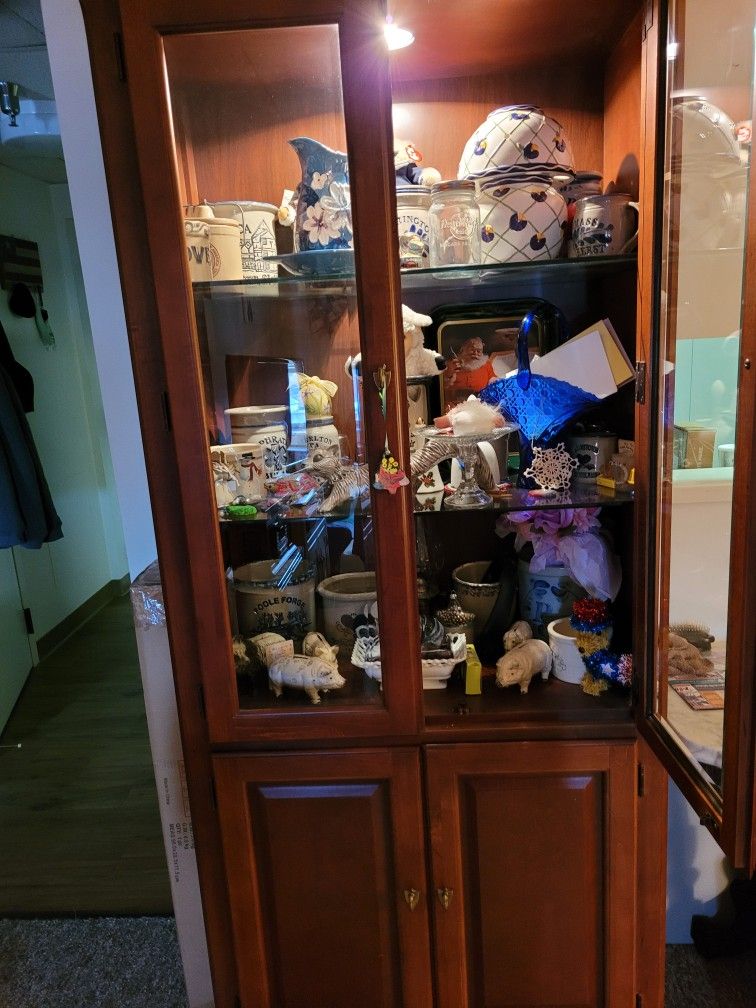 Hutch Cupboard W/ Light