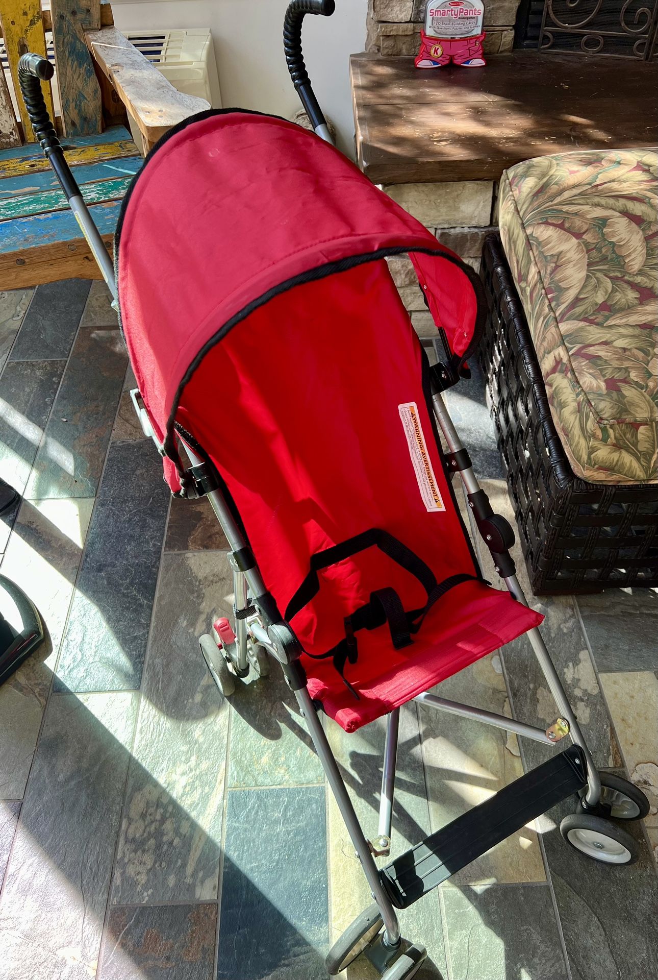Babies R Us Red Umbrella Stroller With Sun Cover