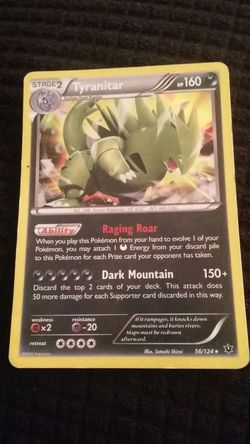 Tryanitar Pokemon Card