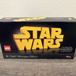 Star Wars Logo Lego Brick-Built 700 pcs Disney New In Box 75407