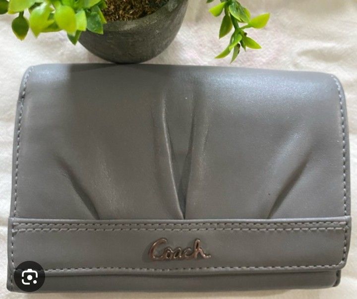 COACH WALLET, Leather Wallet, Wallet 