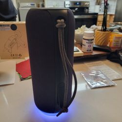 ONN Portable Bluetooth Speaker With LED Lighting 