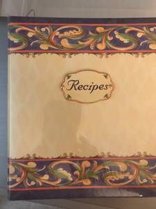 ~~*~~C.R. GIBSON RECIPE BOOK BY PFALTZGRAFF~~NEW ~~*~~ Book is 8 X 9. Never used-