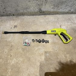 Ryobi pressure washer sprayer and hose attachments