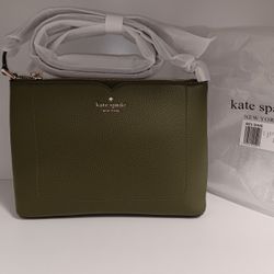 New Kate Spade Harlow Enchanted Green Crossbody Bag