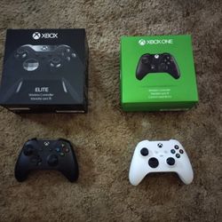 Four Xbox Controllers