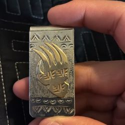 Gold filled sterling silver Money clip