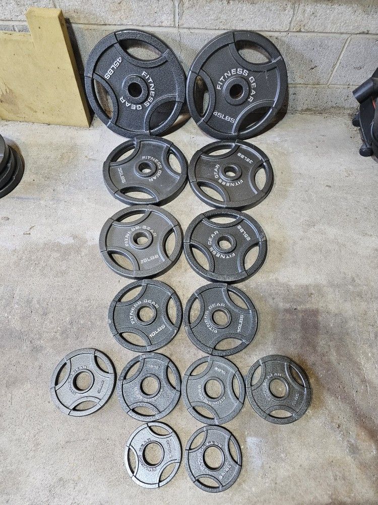 255lbs Olympic 2" weights