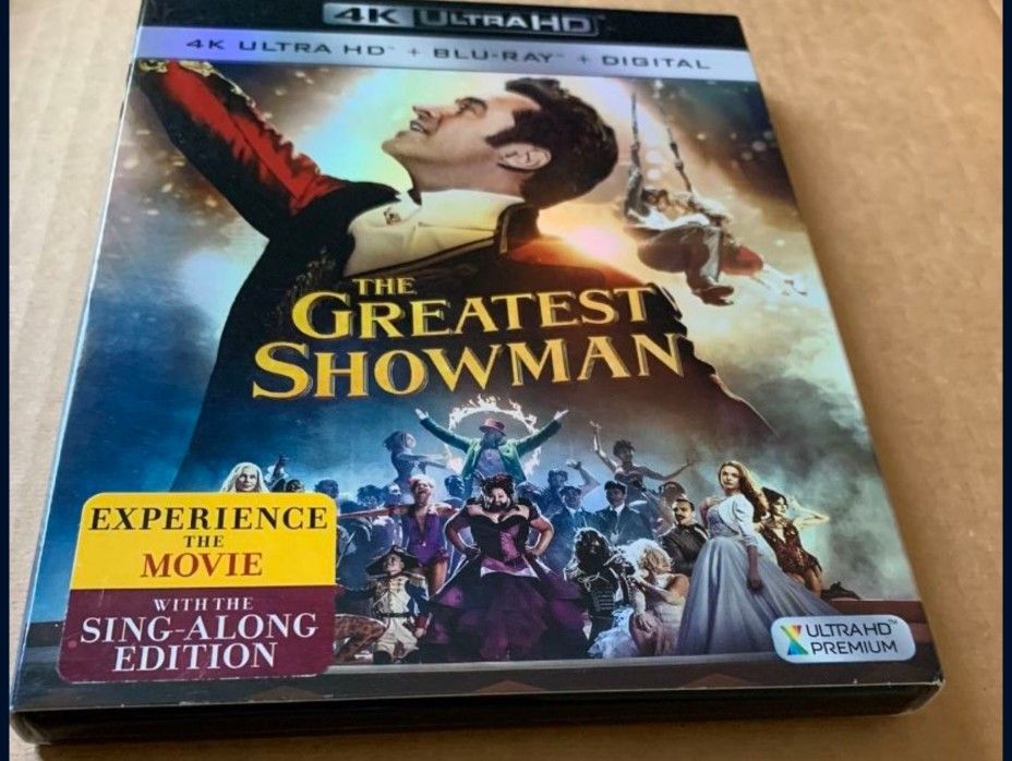 4k bluray greatest showman blu ray 
