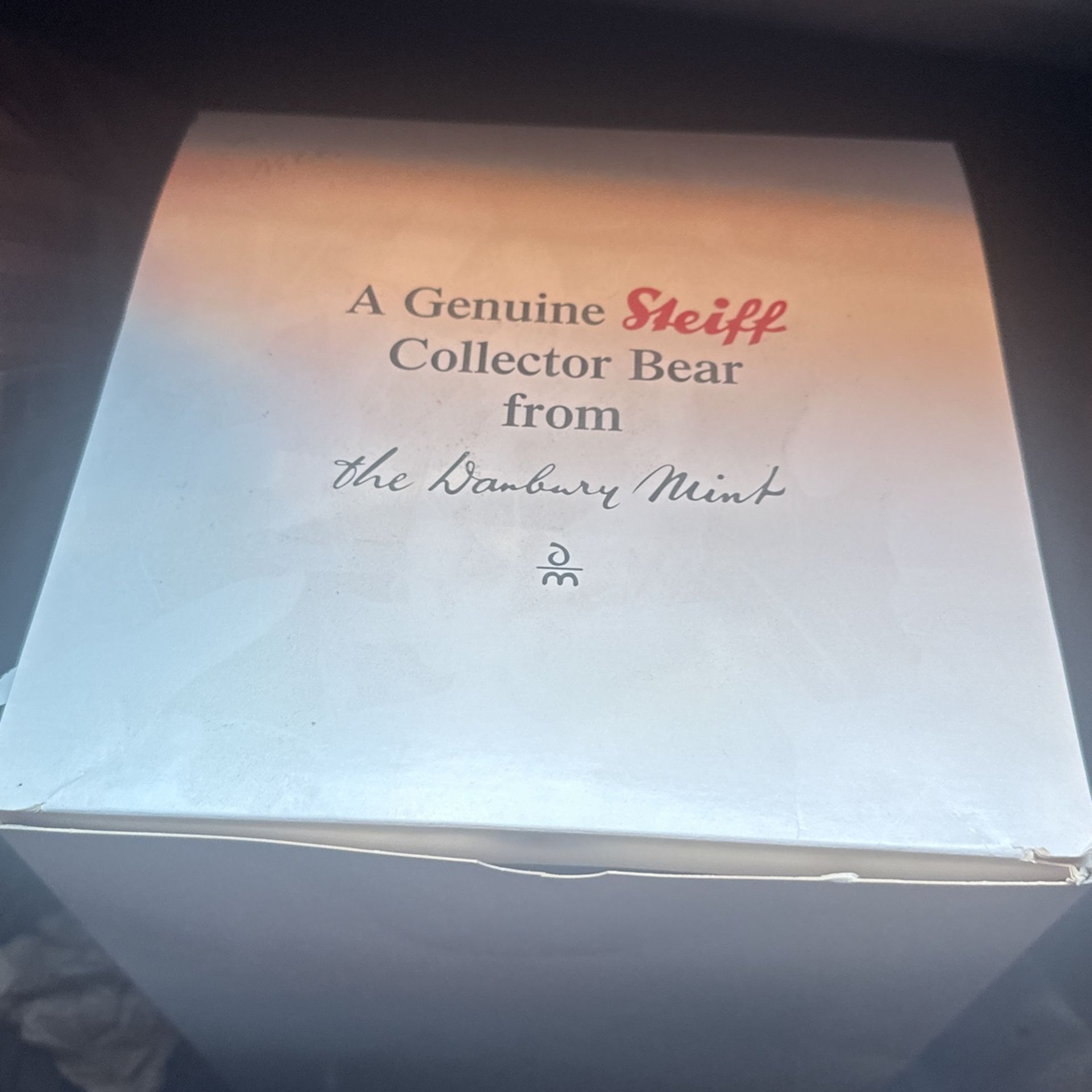 A Genuine Steiff Collector Bear