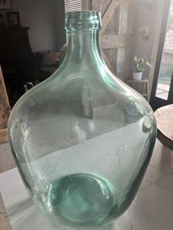 Decorative Vintage Green Bottle