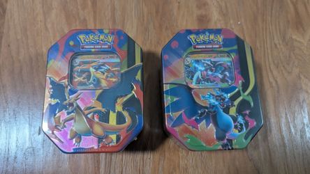 Pokemon Mega Charizard Ex Tin Set