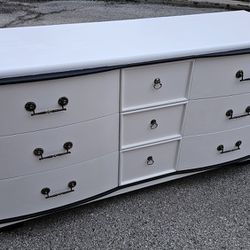 Refinished MCM Solid Wood Dresser $350 FIRM