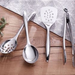 Utensilios De Acero Inoxidable De Princess House Set De 4