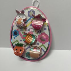 New With Tag 💖🐰🥕 Danbar Easter Bunny Bows hair clips set of 5