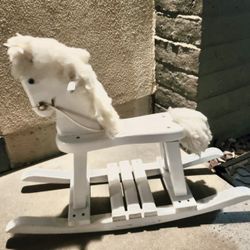Wooden Rocking Horse 