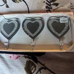 Heart mirror hangers