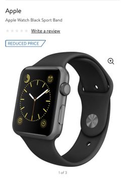 Apple Watch sports band series 3 42mm Black