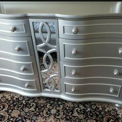Brand New Silver Dresser 