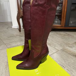 Gianni Bini Tall Western Boots 6.5M
