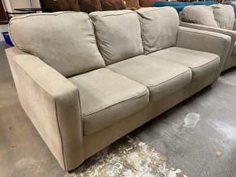 ASHLEY Beige Track Arm Sofa