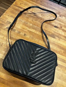 Saint Laurent YSL Lou Camera Bag Black