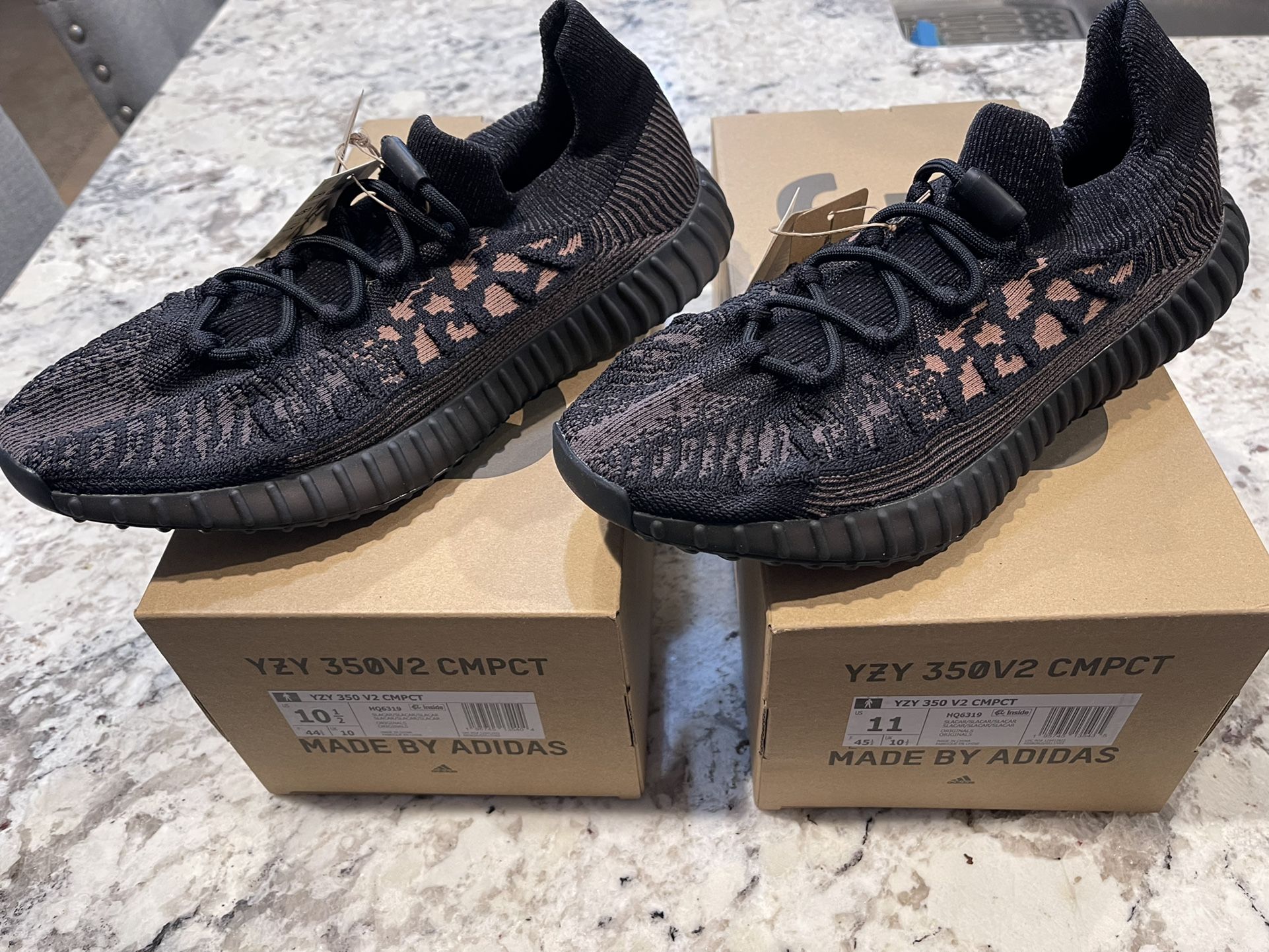 Yeezy 350 CMPCT Slate Carbon Sz 10.5 & 11 DS