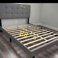 BRAND NEW QUEEN PLATFORM BED FRAME ONLY $149