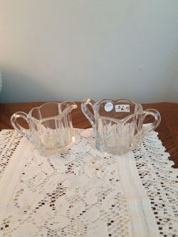 Vintage Creamer & Sugar Bowl Set