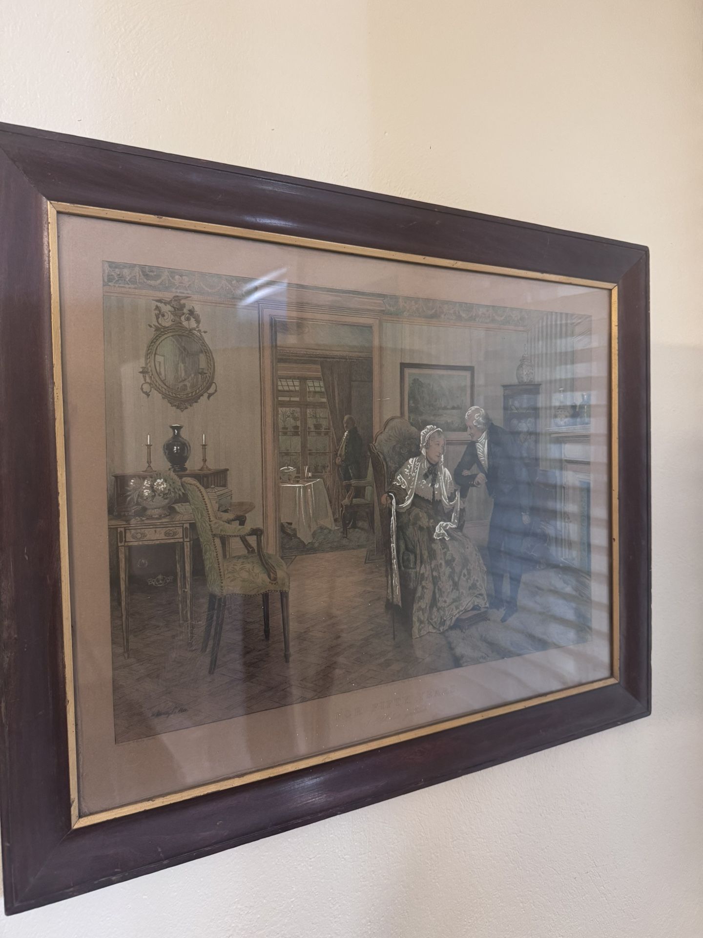 'For Fifty Years' by W.H. Boucher/framed