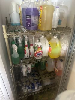 Assorted Cleaning & Janitorial Supplies – $100 for the Lot