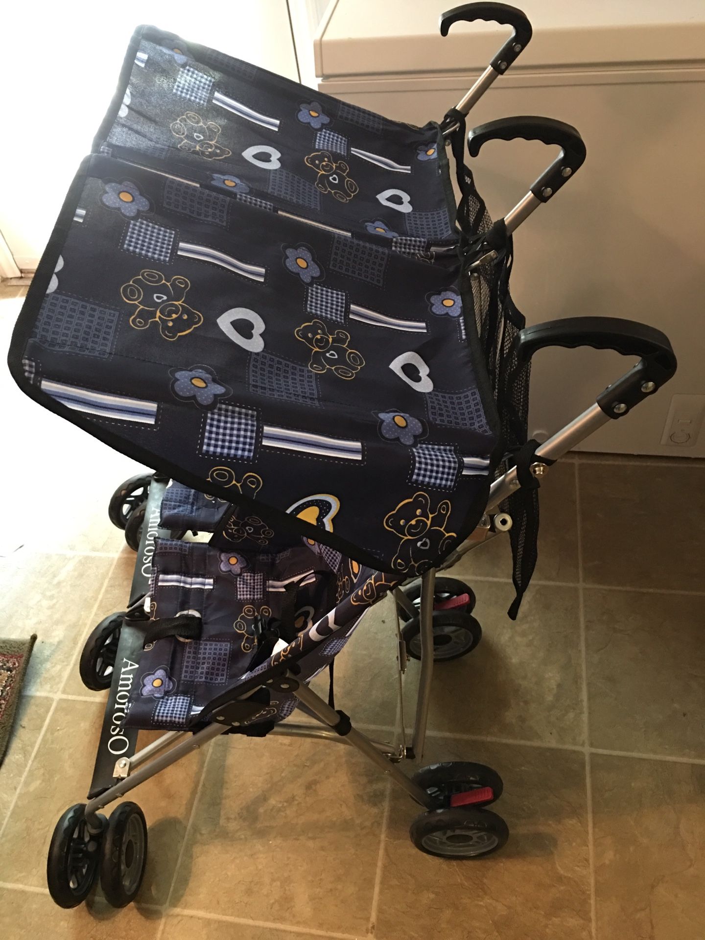 Amoroso Double Stroller