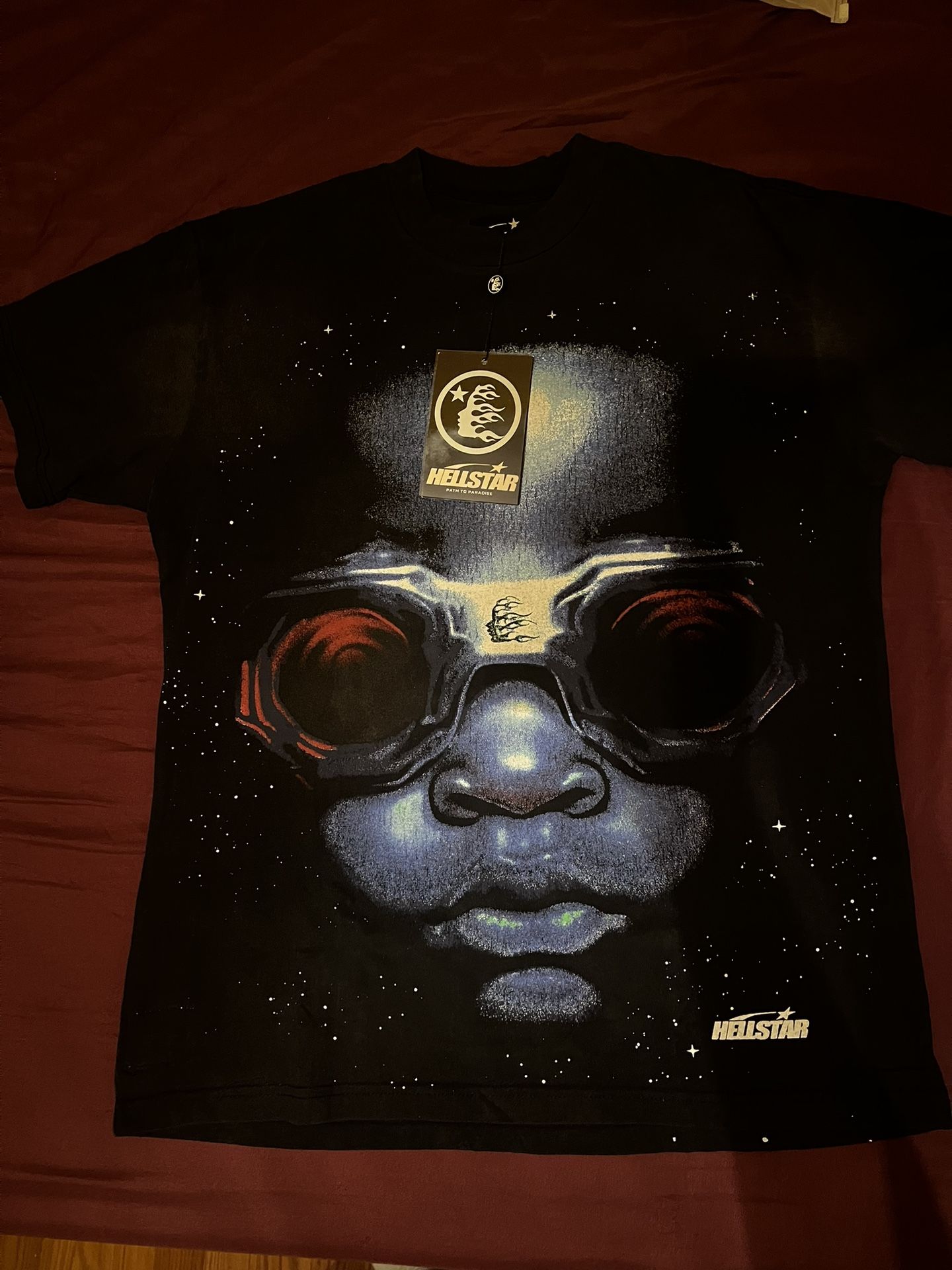 Hellstar “The Future Is Hellstar” blue alien t-shirt