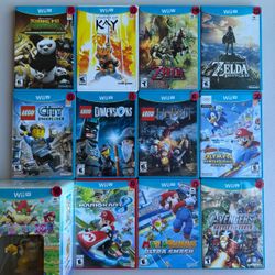 Nintendo Wii U. Legend of Zelda. Lego. Mario