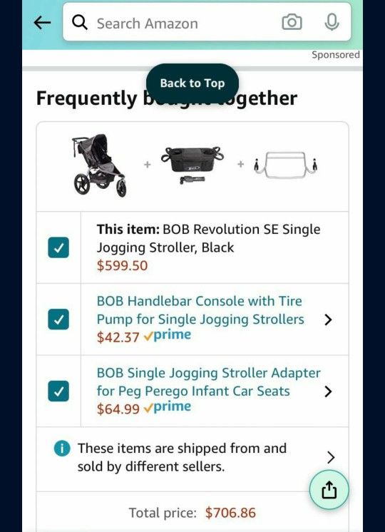 $200 BOB Stroller