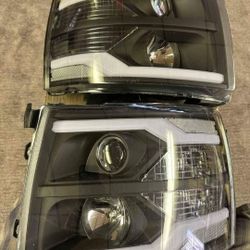 2007-2013 CHEVROLET SILVERADO & HD
PROJECTOR LED HEADLIGHTS/FAROS/
LIGHTS/CALAVERAS/LUCES