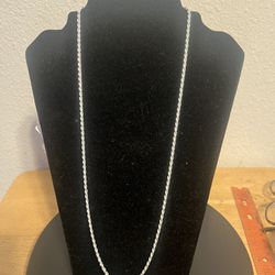 Sterling Silver Rope Chain 
