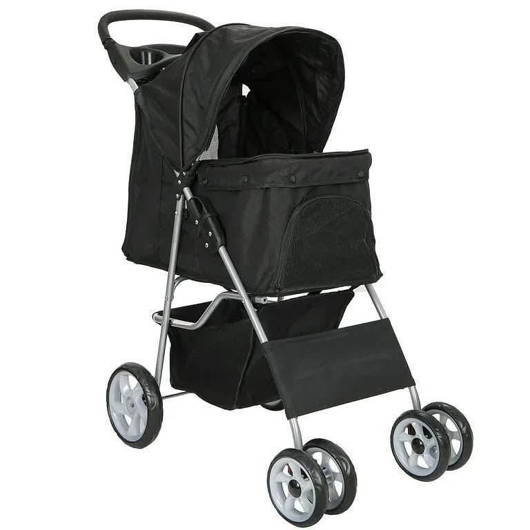 New Dog Stroller Black