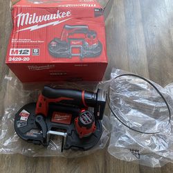 M12 Milwaukee 🔥 Band Saw With Battery 