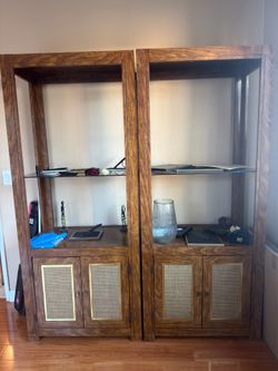 Wood Shelving display Unit