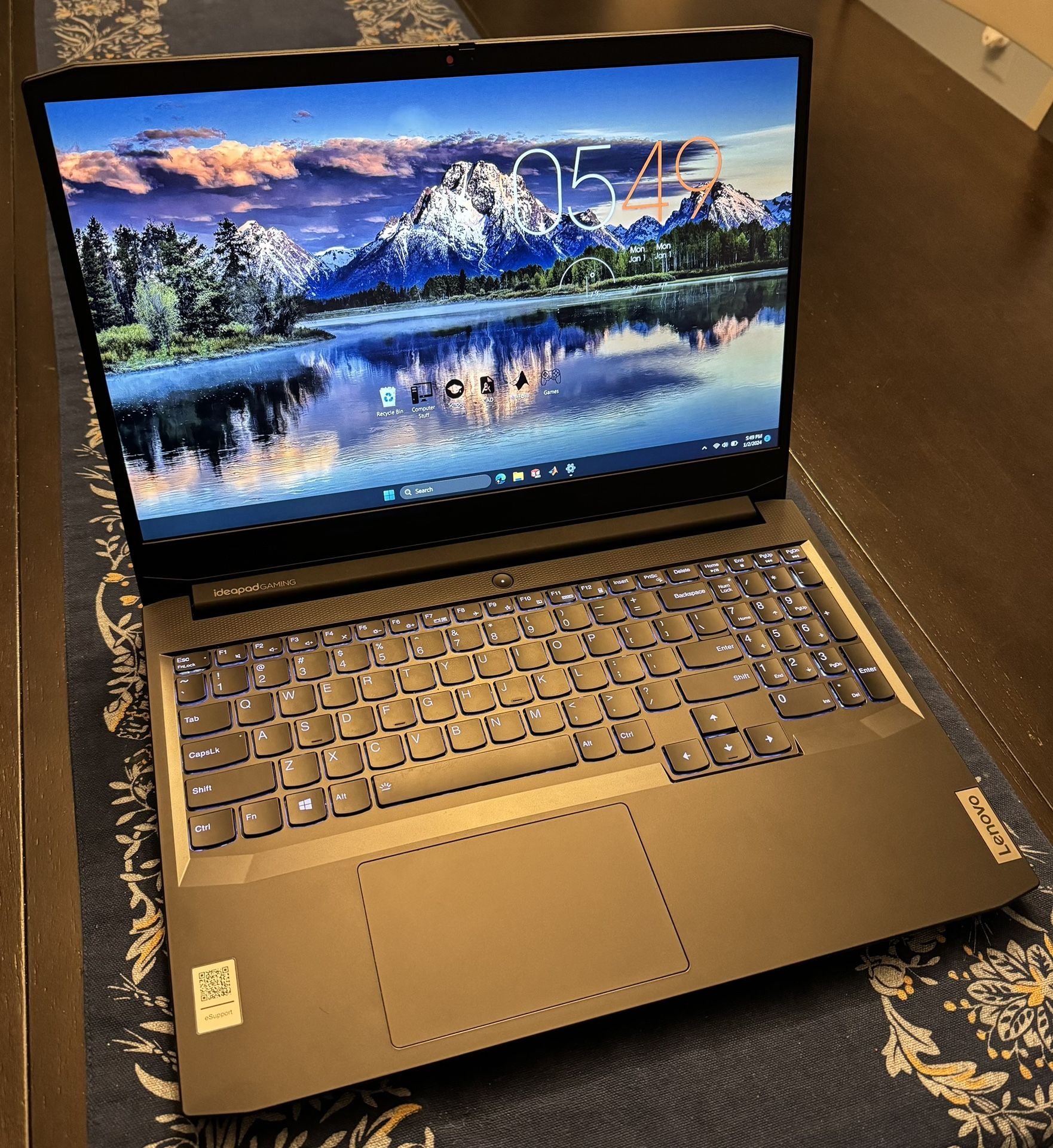 Lenovo Ideapad Gaming Laptop