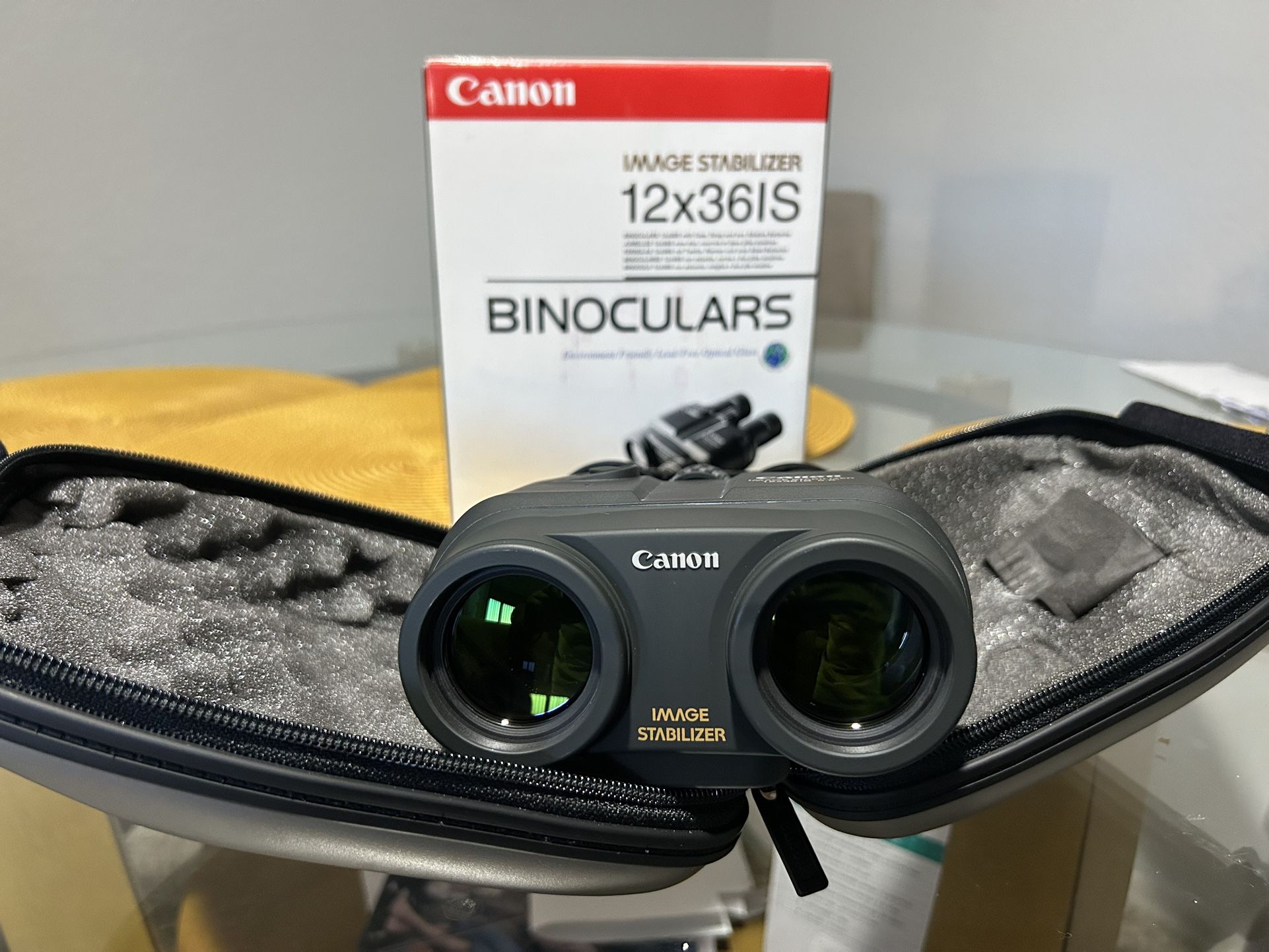 Canon 12x36 IS Image Stabilizer Binoculars - Fully Working - Tested And Perfect