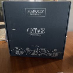 Waterford Vintage Chip And Dip Set 