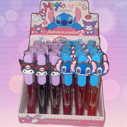 Wholesale Kuromi & Stitch Lip Gloss Whole Box