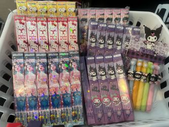 Hello Kitty/K Pop Demon Hunters/Snoopy/Stitch Pencils/Pens great for Birthday/Party Favors