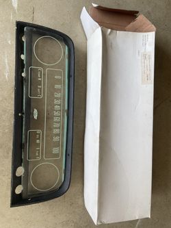 C10 64-66 black Dash bezel all original with the glass as well as all original
