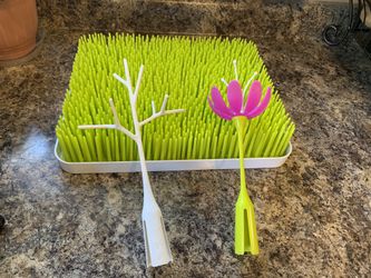 Boon grass drying rack and accessories