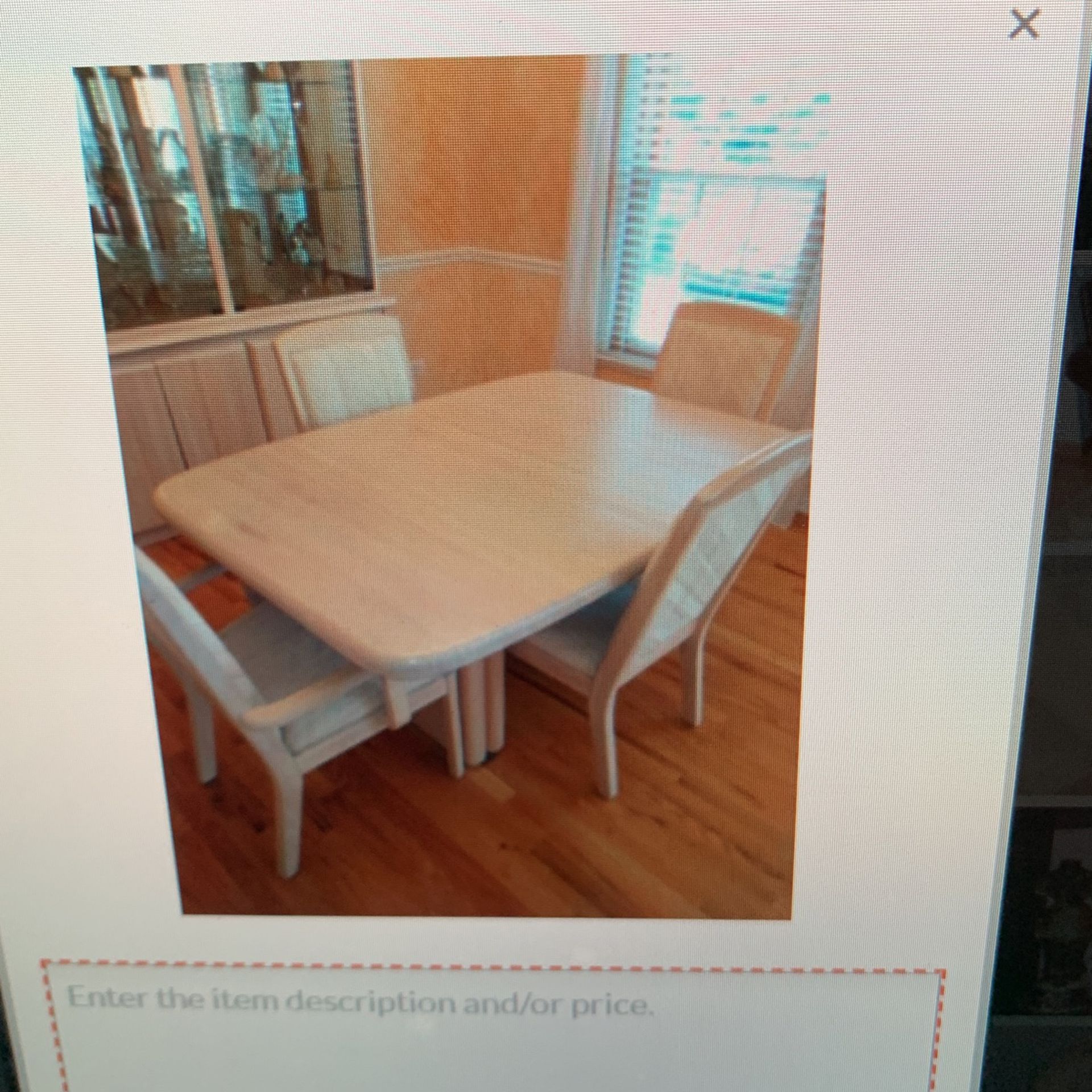 Dining Room Table With 6 Chairs And Hutch 