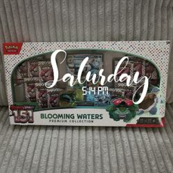 🚨💧🔥 POKÉMON 151 BLOOMING WATERS PREMIUM COLLECTION – SEALED! 🔥💧🚨
